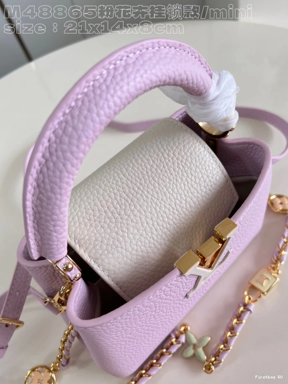 Firstbag CAPUCINES VUITTON MINI-21*14*8CM LOUIS 0812